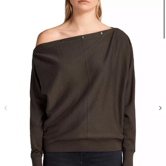 All Saints RARE Elle Jumper / Long Sleeve Top/ Sweater - Picture 1 of 4